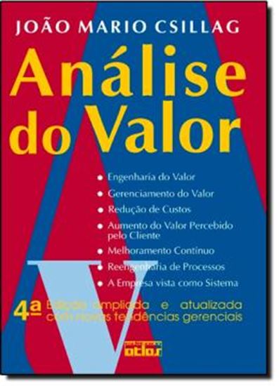 Picture of ANALISE DO VALOR - 4ª EDICAO